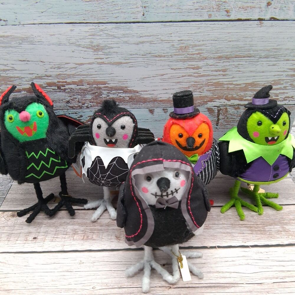 Featherly Friends Hyde & Eek 2024 Lot Of 5 Skitter Spellma Gourdon Batrick Hoodi